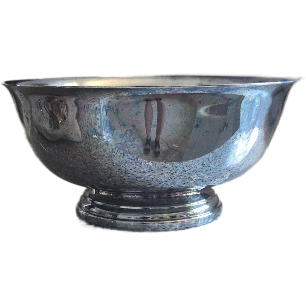 Gorham Silverplate Revere Bowl Footed YC781 Silver Electroplate Centerpiece